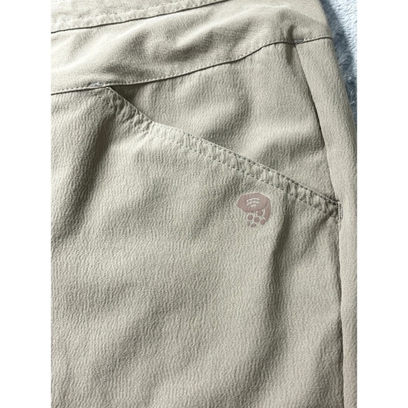 Mountain Hardwear Convertible Hiking Pants Outdoor Zip‎ Off Beige Size 8/32 - Picture 8 of 9